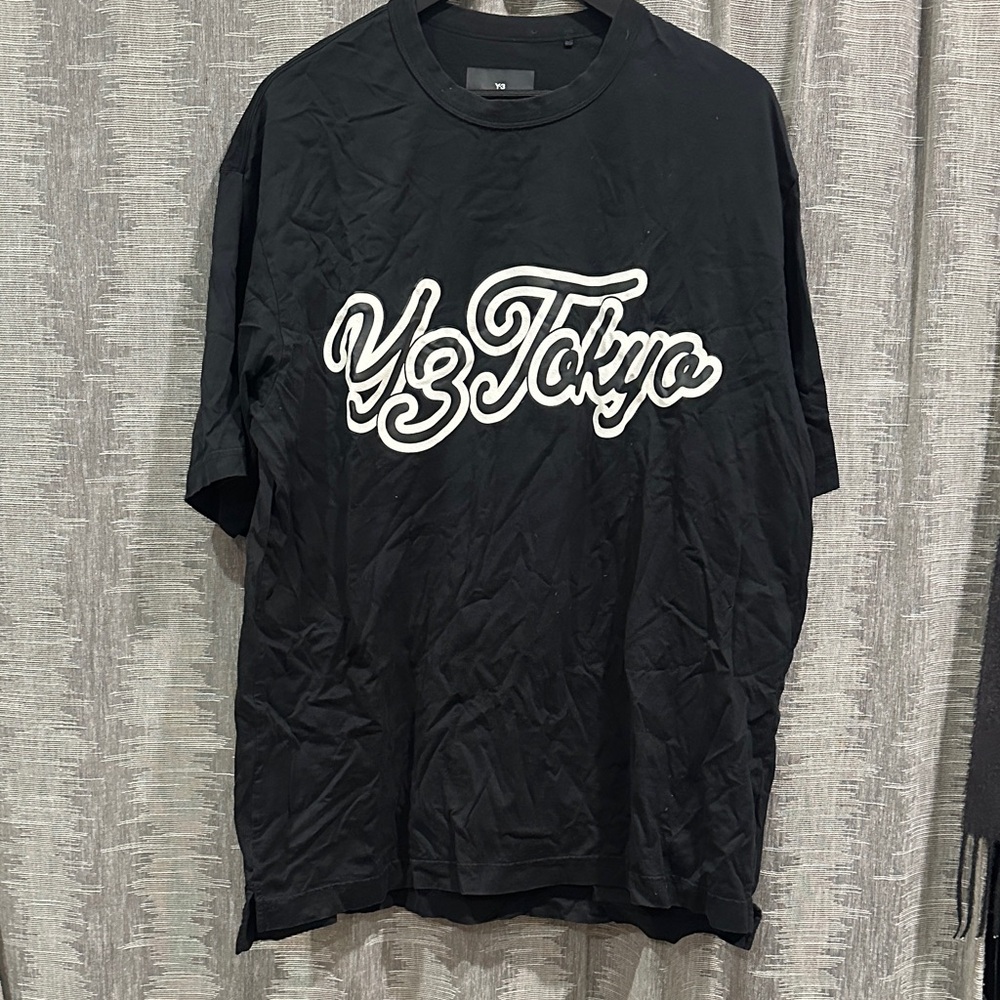 Y-3 Black Graphic Tee